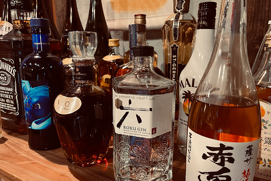 画像：酒瓶｜SUSHI Bar 心